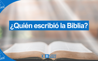 ¿Quién escribió la Biblia?