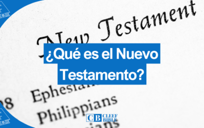 ¿Qué es el Nuevo Testamento?